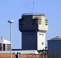 Freiburg, firmeneigener Wasserturm im Industriegebiet Nord, M�rz 2021