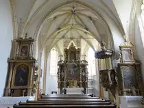 Innenraum der kath. Wallfahrtskirche St. Anna bei Ering (20.10.2018)