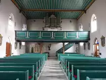 Weng, Orgelempore in der kath. Pfarrkirche St. Johannes (20.10.2018)