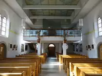 B�chlberg, Orgelempore in der kath. Pfarrkirche St. Ulrich (21.10.2018)