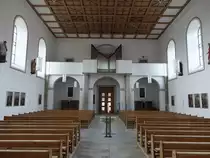 Neureichenau, Orgelempore in der kath. Pfarrkirche St. Leonhard (21.10.2018)