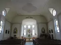 Ruderting, neubarocker Innenraum der St. Joseph Kirche (21.10.2018)