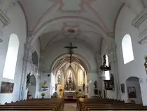 Stra�kirchen, barocker Innenraum der Pfarrkirche St. �gidius (21.10.2018)
