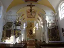 Otterskirchen, Alt�re in der kath. Pfarrkirche St. Michael (22.10.2018)