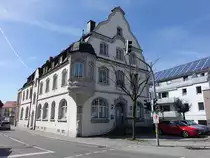 Bad Waldsee, ehemaliges Postgeb�ude in der Bleicherstra�e (28.03.2021)