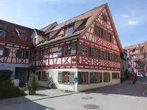 Bad Waldsee, Fachwerkhaus in der Dreik�nigsgasse (28.03.2021)