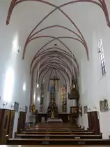 Bad Reichenhall, Innenraum der St. �gidius Kirche (10.11.2018)