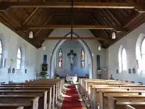 Bischofswiesen, Innenraum der kath. Pfarrkirche Herz Jesu (10.11.2018)
