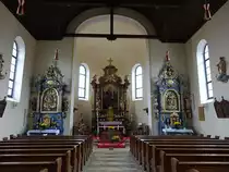 Thundorf, Alt�re in der kath. Pfarrkirche St. Martin (10.11.2018)
