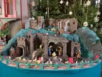 Hammereisenbach, Krippe in der kath. Pfarrkirche St. Johann (26.12.2018)