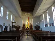 Lenzkirch, Innenraum der kath. Pfarrkirche St. Nikolaus (26.12.2018)