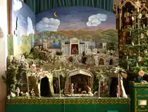 Sch�nenbach, Weihnachtskrippe in der kath. Pfarrkirche St. Nikolaus (26.12.2018)