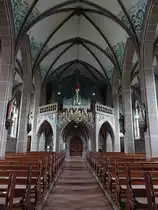 Grie�en, Orgelempore in der kath. Pfarrkirche St. Peter und Paul (30.12.2018)