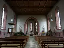 Hohentengen, Innenraum der kath. St. Maria Kirche (30.12.2018)