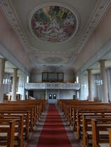 Unterlauchringen, Orgelempore in der kath. Pfarrkirche Herz Jesu (30.12.2018)