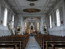 Herrischried, kath. Pfarrkirche St. Zeno, erbaut 1849 (31.12.2018)