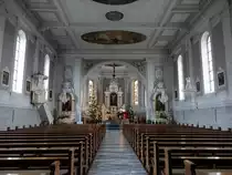 Herrischried, kath. Pfarrkirche St. Zeno, erbaut 1849 (31.12.2018)