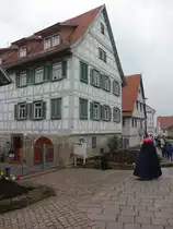 Gerlingen, Fr�nkische Hofanlage in der Weilimdorfer Stra�e (03.02.2019)