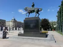 Lublin, Jozef Pilsudskiego Denkmal am Plac Litewski (15.06.2021)