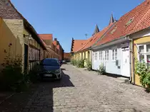 Kalundborg, historische H�user in der Praestgade Stra�e (17.07.2021)