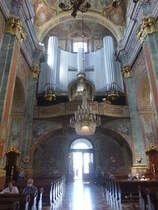 Lublin, Orgelempore in der Kathedrale St. Johannes (15.06.2021)