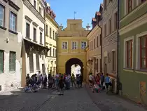 Lublin, Brama Grodzka Tor in der Zamkowa Stra�e (15.06.2021)