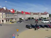 Lublin, historische H�user am Plac Zamkowy (15.06.2021)