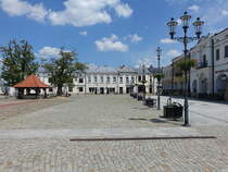 Krosno, historische Gebude am Rynek Platz (17.06.2021)