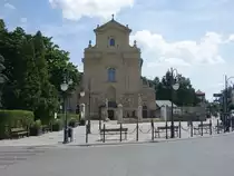 Krosno, Kapuzinerkirche in der Grodzka Stra�e, erbaut von 1771 bis 1781 (17.06.2021)