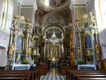 Rzeszow, barocke Alt�re in der Maria Himmelfahrt Kirche (17.06.2021)