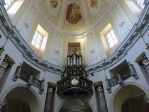 Klimontow, Orgelempore in der St. Jozef Kirche (18.06.2021)