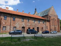 Sandomierz, Klosterkirche St. Jakob, ehem. Dominikanerkirche, erbaut im 13. Jahrhundert (18.06.2021)