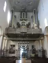 Wrzburg, Domorgel von Johannes Klais im Dom St. Kilian, erbaut 1969 (21.02.2021)