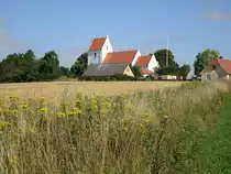 H�ve, evangelische Dorfkirche, erbaut um 1100 (17.07.2021)