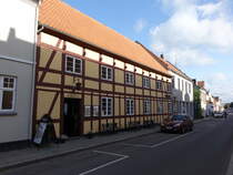 Nysted, Restaurant de Gamle Pakhus in der Adelgade (18.07.2021)