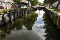 Der Fleth in der Altstadt von Gl�ckstadt an der Elbe (Schleswig-Holstein). Aufnahme: 22. September 2021.