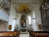 Gebelzig, Innenraum der evangelischen Dorfkirche (16.09.2021)