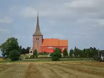 Fuglse, evangelische Dorfkirche am Fuglsevej, erbaut 1595 (18.07.2021)