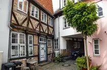 Sievers Thorgang an der  engelsgrube in der L�becker Altstadt. Aufnahme: 21. August 2021.