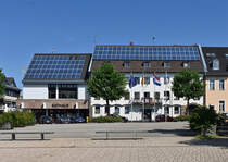 Zlpich - Rathaus, alt und neuer Teil - 25.08.2021