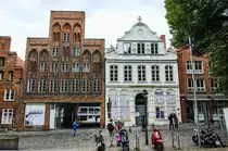 Hansestadt L�beck - Mengstra�e nummer 6 und 4. Aufnahme: 20. August 2021.