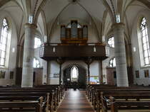 Bergheim, Orgelempore in der kath. St. Liborius Kirche (05.10.2021)