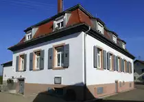 Waltersweier, das Rathaus, die Gemeinde mit ca.1100 Einwohnern ist ein Ortsteil von Offenburg, Sept.2021 