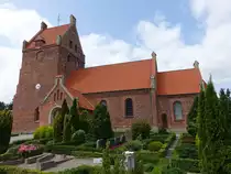 V�ggerl�se, evangelische Kirche, erbaut im 13. Jahrhundert (18.07.2021)