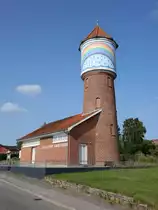Eskilstrup, Wasserturm in der Tarngade Stra�e (18.07.2021)