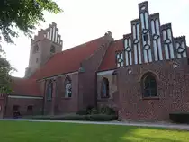 Vordingborg, Vor Frue oder Frauenkirche, Chor von 1400, dreischiffige Langhaus erbaut 1432 (18.07.2021)