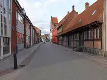 N�stved, historische H�user in der Riddergade Stra�e (19.07.2021)