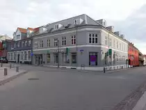 N�stved, Jyske Bank in der Ostergade Stra�e (19.07.2021)