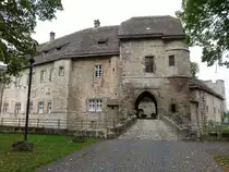Dringenberg, Burg, heute Amtshaus, erbaut um 1320 durch die Bisch�fe von Paderborn (05.10.2021)