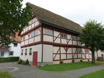 Dringenberg, Fachwerkrathaus in der Burgstrae (05.10.2021)